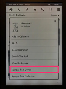 How to Delete Books from Kindle